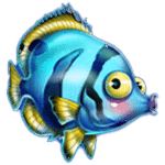 สัญลักษณ์พิเศษ ปลาสีฟ้า เกม FISH TASTIC ค่าย RED TIGER