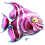 สัญลักษณ์พิเศษ ปลาสีม่วง เกม FISH TASTIC ค่าย RED TIGER