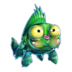 สัญลักษณ์พิเศษ ปลาสีเขียว เกม FISH TASTIC ค่าย RED TIGER