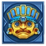 สัญลักษณ์พิเศษ รูปปั้นสีฟ้า เกม QUEEN OF INCA ค่าย FA CHAI