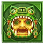 สัญลักษณ์พิเศษ รูปปั้นสีเขียว เกม QUEEN OF INCA ค่าย FA CHAI