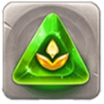 สัญลักษณ์พิเศษ อัญมณีสีเขียว เกม SUPER ELEMENTS ค่าย FA CHAI