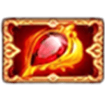 สัญลักษณ์พิเศษ อัญมณีสีแดง เกม GOLDEN TEMPLE ค่าย JILI SLOT