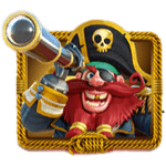 สัญลักษณ์พิเศษ โจรสลัด เกม EPIC TREASURE ค่าย RED TIGER