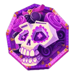 หัวกะโหกสีม่วง เกม PUMPKIN SMASH ค่าย YGGRASIL SLOT