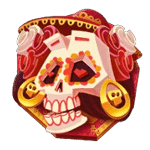หัวกะโหกสีแดง เกม PUMPKIN SMASH ค่าย YGGRASIL SLOT