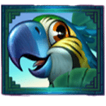 สัญลักษณ์พิเศษ นกแก้ว เกม AMAZON ISLAND MEGAWAYSค่าย RED TIGER