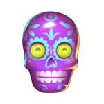 ตัวตลกสีม่วง เกม CALAVERA CRUSH ค่าย YGGDRASIL SLOT