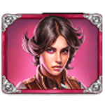 สัญลักษณ์พิเศษ คาวบอยกรอบสีชมพู เกม BANDIT MEGAWAYS ค่าย PRAGMATIC PLAY