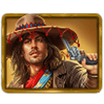 สัญลักษณ์พิเศษ คาวบอยกรอบสีเหลือง เกม BANDIT MEGAWAYS ค่าย PRAGMATIC PLAY
