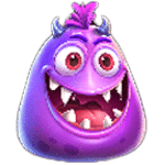 สัญลักษณ์พิเศษ มอนเตอร์สีม่วง เกม BOOK OF MONSTERS ค่าย PRAGMATIC PLAY