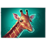 สัญลักษณ์พิเศษ ยีราฟ เกม SAVANNAH LEGEND ค่าย PRAGMATIC PLAY