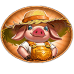 สัญลักษณ์พิเศษ ลูกหมูใส่หมวกฝาง เกม BRICK HOUSE BONANZA ค่าย PRAGMATIC PLAY