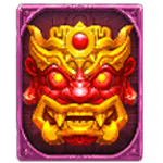 สัญลักษณ์พิเศษ หน้ากากสีเหลือง เกม ANCIENT ISLAND MEGAWAYS ค่าย PRAGMATIC PLAY