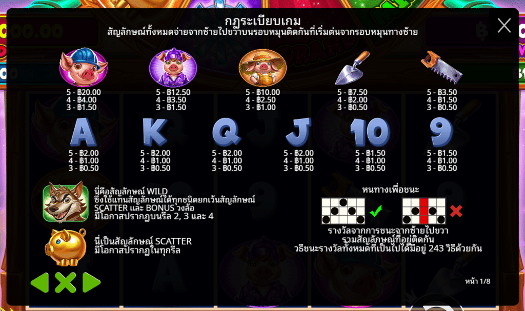 สัญลักษณ์เกม BRICK HOUSE BONANZA ค่าย PRAGMATIC PLAY