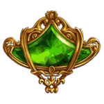 อัญมณีสีเขียว เกม EMPIRE FORTUNE ค่าย YGGDRASIL SLOT