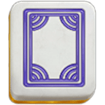 สัญลักษณ์พิเศษ กรอบสีฟ้า เกม MAHJONG WINS GONG XI FA CHAI ค่าย PRAGMATIC PLAY