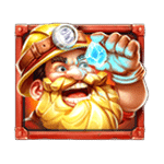 สัญลักษณ์พิเศษ นักขุดเหมือง เกม MINING RUSH ค่าย PRAGMATIC PLAY