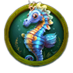 สัญลักษณ์พิเศษ ม้าน้ำ เกม WILD WILD PEARLS ค่าย PRAGMATIC PLAY