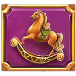 สัญลักษณ์พิเศษ ม้าโยก เกม DEAR SANTA ค่าย RED TIGER