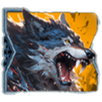 สัญลักษณ์พิเศษ หมาป่า เกม SWORD STOMP ค่าย RED TIGER