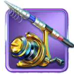 สัญลักษณ์พิเศษ หอกแทงปลา เกม TROPHY FISH ค่าย RED TIGER