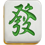 สัญลักษณ์พิเศษ อักษรจีนสีเขียว เกม MAHJONG WINS GONG XI FA CHAI ค่าย PRAGMATIC PLAY