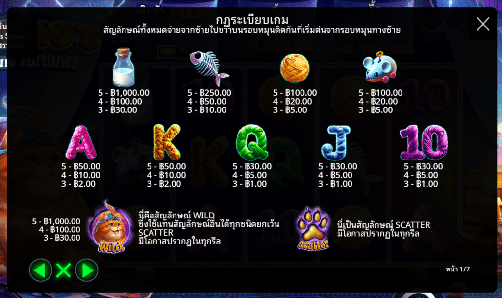 สัญลักษณ์เกม FONZOS FELINE FORTUNES ค่าย PRAGMATIC PLAY