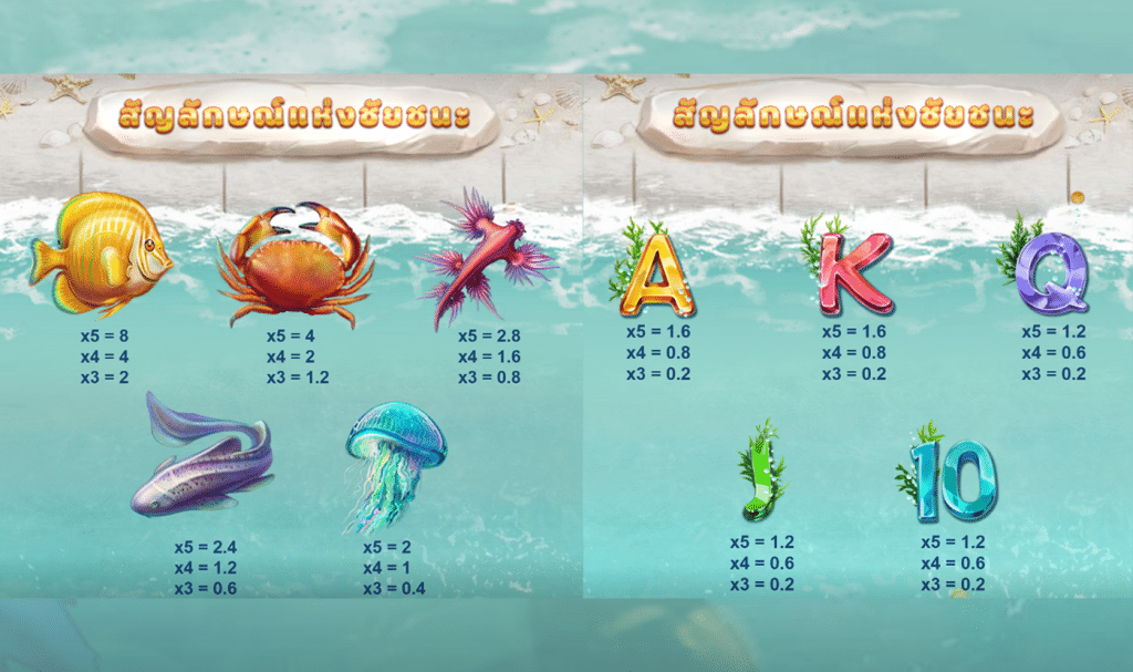 สัญลักษณ์เกม TURTLE PARADISE ค่าย RED TIGER
