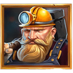สัญลักษณ์พิเศษ คนแคระเคราสีทอง เกม GOLD MINE MISTRESS ค่าย RED TIGER