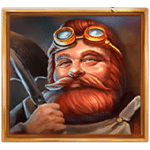 สัญลักษณ์พิเศษ คนแคระเคราสีส้ม เกม GOLD MINE MISTRESS ค่าย RED TIGER