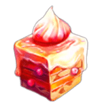 สัญลักษณ์พิเศษ ชีสเค้ก เกม SUGAR MONSTER ค่าย RED TIGER
