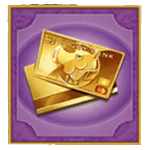 สัญลักษณ์พิเศษ บัตรทอง เกม PIGGY 2 RICHES MEGAWAYS ค่าย RED TIGER