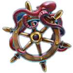 สัญลักษณ์พิเศษ พวงมาลัยเรือ เกม SIRENS RICHES ค่าย RED TIGER