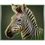 สัญลักษณ์พิเศษ ม้าลาย เกม SAVANNAH PRIDE ค่าย RED TIGER