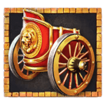 สัญลักษณ์พิเศษ รถม้า เกม ROMAN EMPERORS ค่าย RED TIGER