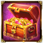 สัญลักษณ์พิเศษ หีบสมบัติ เกม CANNONBALL CASH ค่าย RED TIGER