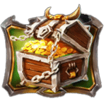 สัญลักษณ์พิเศษ หีบสมบัติ เกม MONSTERS UNCHAINED ค่าย RED TIGER