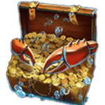 สัญลักษณ์พิเศษ หีบสมบัติ เกม SIRENS RICHES ค่าย RED TIGER