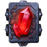 สัญลักษณ์พิเศษ อัญมณีสีแดง เกม GLOW DIG ค่าย RED TIGER