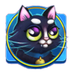สัญลักษณ์พิเศษ แมวดำ เกม HERE KITTY KITTY ค่าย RED TIGER