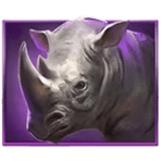 สัญลักษณ์พิเศษ แรด เกม SAVANNAH PRIDE ค่าย RED TIGER
