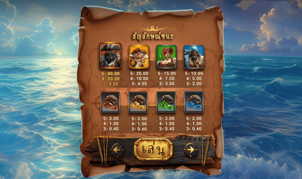 สัญลักษณ์เกม EPIC TREASURE 2 ค่าย RED TIGER