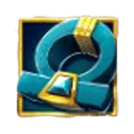 เครื่องประดับสีฟ้า เกม GOLDEN WHEELS OF EGYPT ค่าย NETENT SLOT