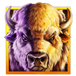 สัญลักษณ์พิเศษ กระทิง เกม BUFFALO MANIA MEGAWAYS ค่าย RED TIGER