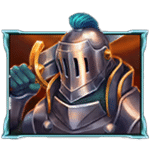 สัญลักษณ์พิเศษ นักรบถือดาบ เกม KNIGHTS OF AVALON ค่าย RED TIGER
