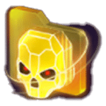 สัญลักษณ์พิเศษ โฟเดอร์รูปหัวกะโหลก เกม CYBER ATTACK ค่าย RED TIGER