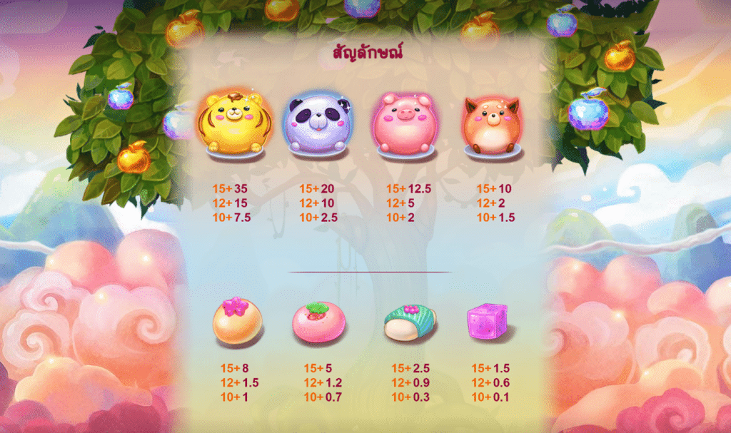 สัญลักษณ์เกม HAPPY APPLES ค่าย RED TIGER