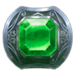 สัญลักษณ์พิเศษ อัญมณีสีเขียวอ่อน เกม GEM FIRE FORTUNE ค่าย PRAGMATIC PLAY