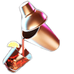 สัญลักษณ์พิเศษ แก้วเชค เกม CLUB TROPICANA HAPPY HOUR ค่าย PRAGMATIC PLAY